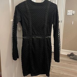 Black Pretty Little Things Fitted Dress